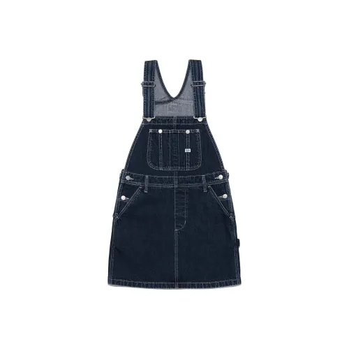 Lee Без рукавов Платье Женское Синее