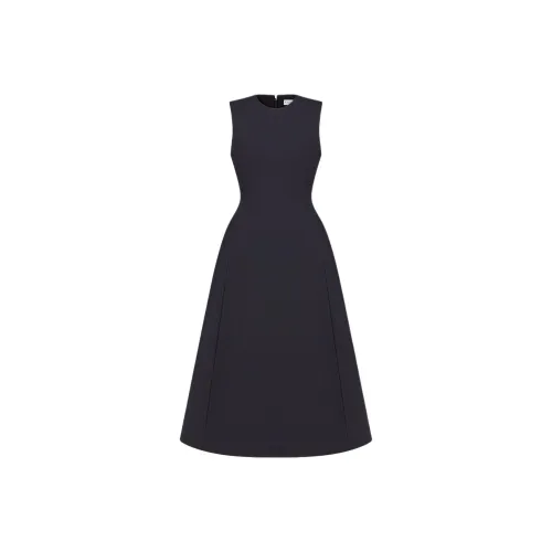DIOR Черные Женские Платья без рукавов