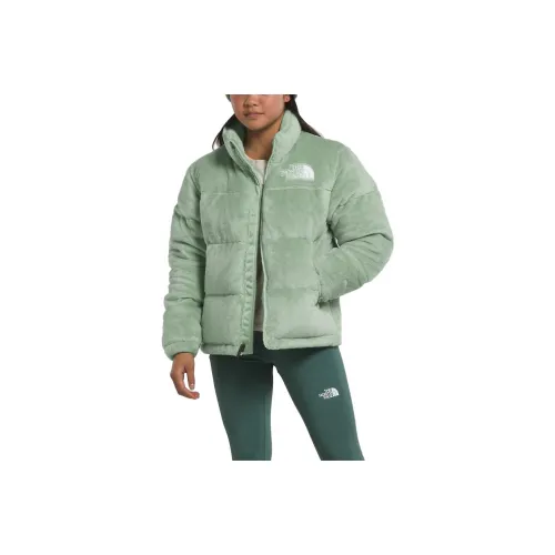 The North Face Хлопковый пуховик Зеленый Детский