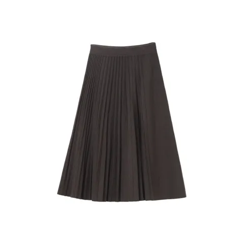 OVV Темный кофейный однотонный A5 женские повседневные короткие юбки