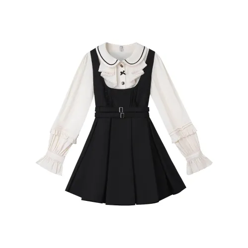 LALAJK Черно-желтый Женские Комплекты с юбкой