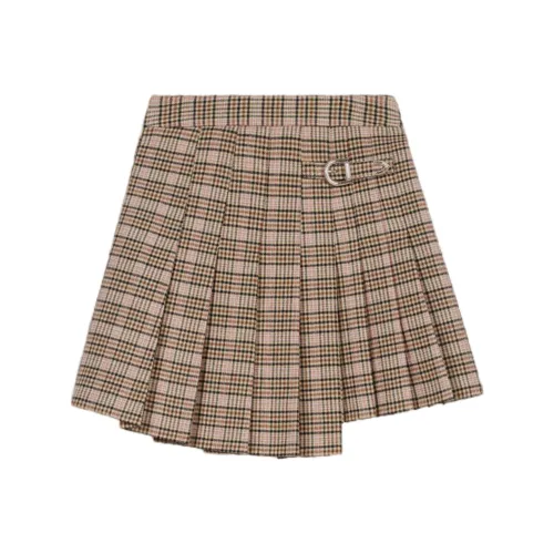 Maje Повседневные короткие юбки Женские Бежево-желтые