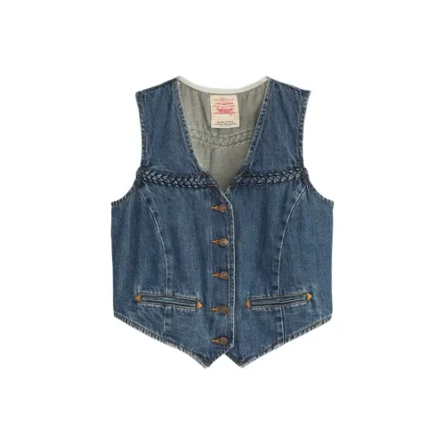 Levis Синие Женские Жилеты