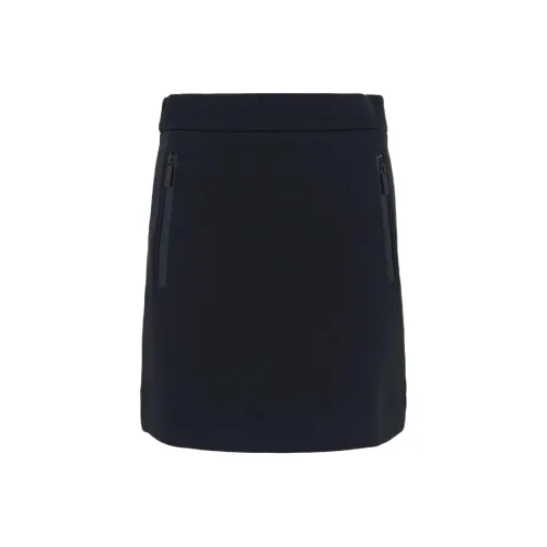 EMPORIO ARMANI SS24 Повседневные короткие юбки Женские Темно-синий