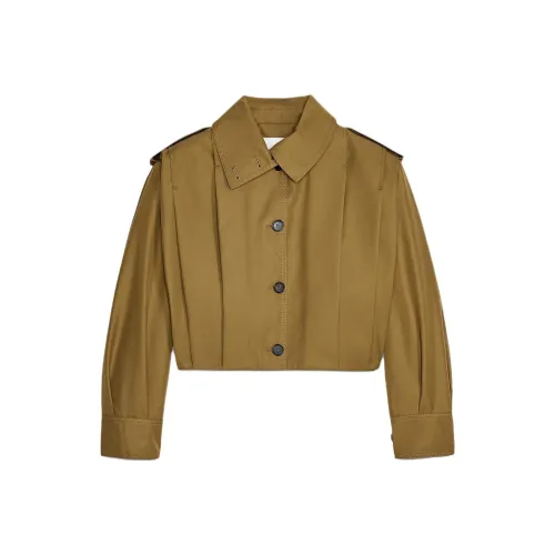 ZARA ZW Series Оливково-зеленая Женская Куртка