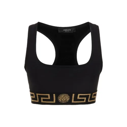 VERSACE Черное Женское Спортивное Белье