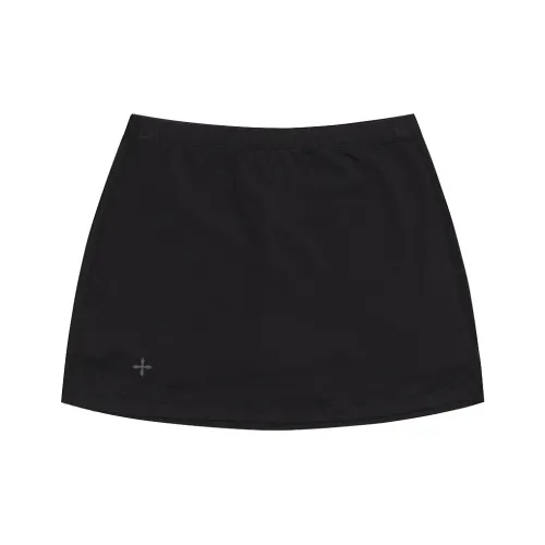 SMFK Повседневные короткие юбки Женские Дикий черный