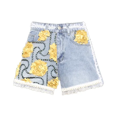 CHICCO MAO Синие Женские Джинсовые Шорты