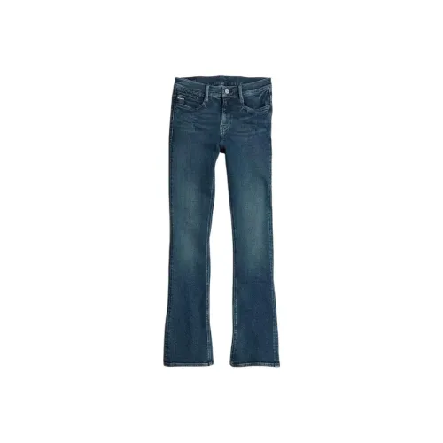 STAR RAW Джинсы Женские Темно-бирюзовый