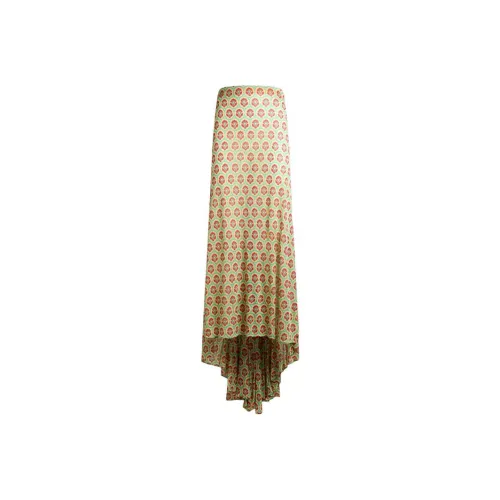 ETRO Желтые Женские Повседневные Длинные Юбки