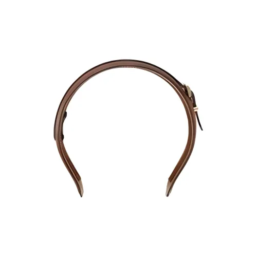 MIU MIU Ободки для волос Женские Коричневый