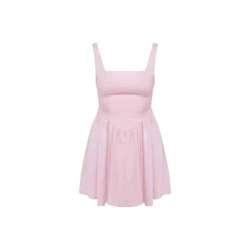 PRINCESS POLLY STRAPLIE Мини Платье Slip Платье Женское Розовый Розовый