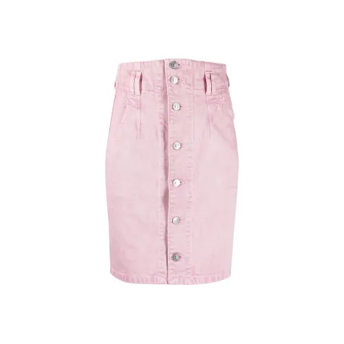 ISABEL MARANT ETOILE Розовые Женские Джинсовые Короткие Юбки