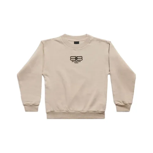 Balenciaga SS23 Свитшот Регулярный крой Бежевый Детский