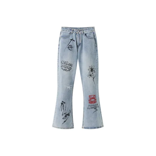 CALMMIND Синие Унисекс Джинсы