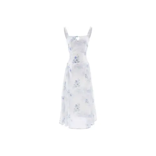 PUREIDOL Юбка Платье Женское Синее