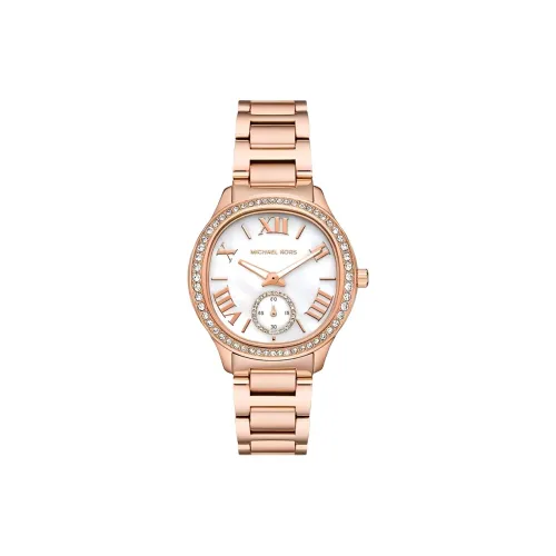 MICHAEL KORS MK Sage Women's Watch Кварцевый механизм ремешок из нержавеющей стали 38 мм белый циферблат