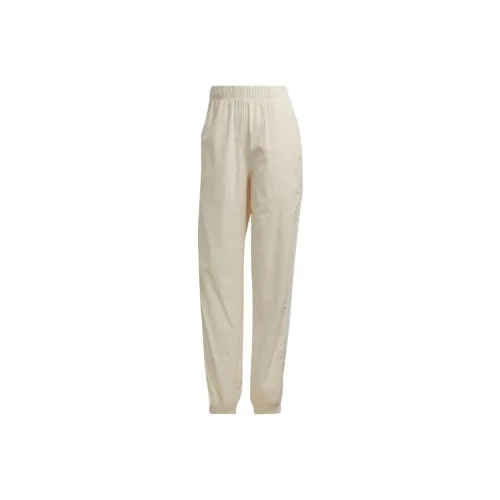 Adidas Originals Вязаные Спортивные Штаны Женские Желтые