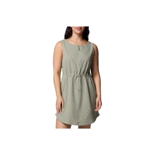 Columbia Sucker For Лето Omni Shield Release Без рукавов Платье Женские Зеленый