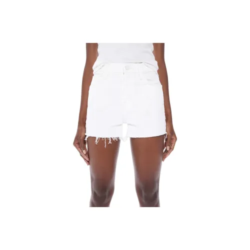 Mother Белые Женские Джинсовые Шорты