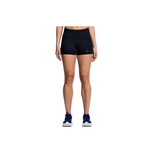 Saucony Черные Женские Спортивные Шорты