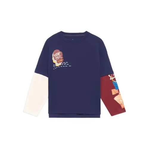 LINING YOUNG Sports Life Collection Т-рубашка Морской синий Детская