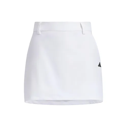 Adidas 4 WAY Эластичная Юбка Повседневная Короткая Юбка Женская Белая