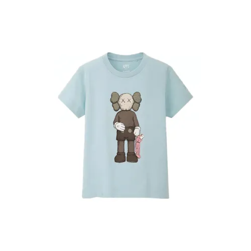 UNIQLO KAWS совместный бренд Co Branded Коллекция T-рубашка Синий Детский