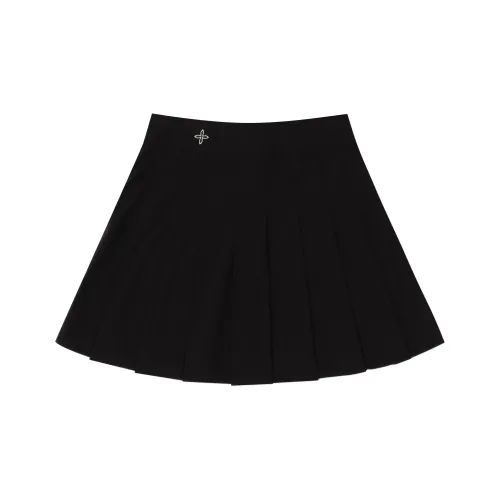 SMFK Повседневные короткие юбки Женские Дикий черный