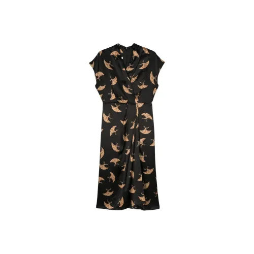 DRIES VAN NOTEN Без рукавов Платье Женское Черное