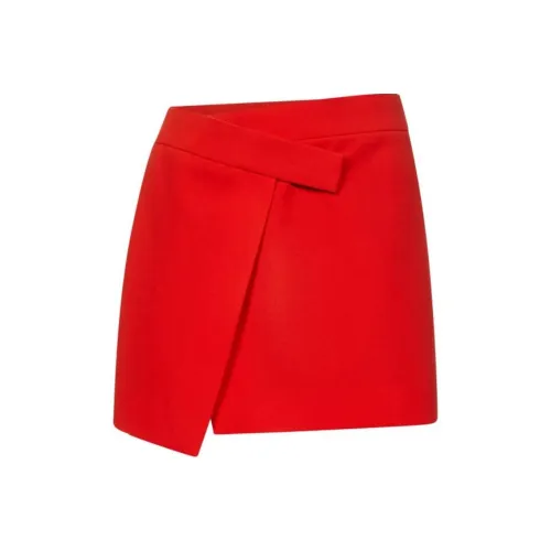 The Attico Повседневные короткие юбки Женские Red