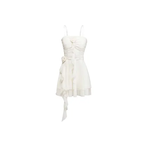 AURORA MUSE Slip Платье Женское Белое