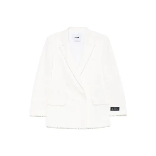 MSGM SS25 Бизнес-костюм Женский Белый