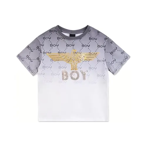 BOY JUNIOR Градиентный Белый KIDS T-рубашки