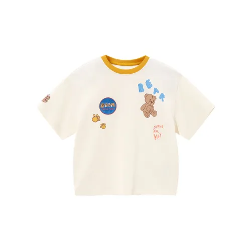 Mini Peace Бежевый Kids Т-рубашки