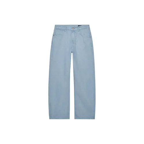 ZARA ZW Series Джинсы Женские Светло-Синий