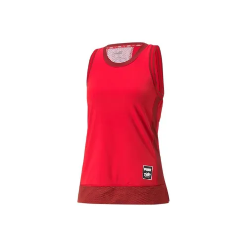 PUMA X Ciele Co Брендированная Серия Беговая Майка Женская Красная