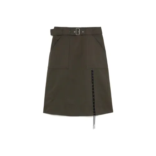 3,1 Phillip Lim Повседневный Длинный Юбка Женские Хаки