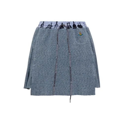 Vivienne Westwood SS24 Повседневные короткие юбки Женские Blue