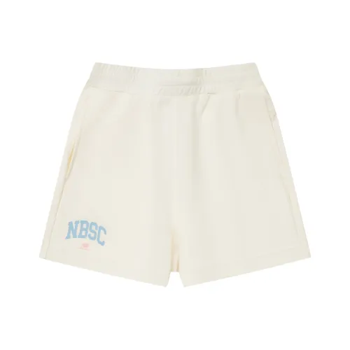 New Balance Vintage Sports Series Экрю Женские Спортивные Шорты