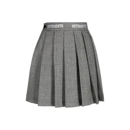 Vetements Серые Женские Повседневные Короткие Юбки