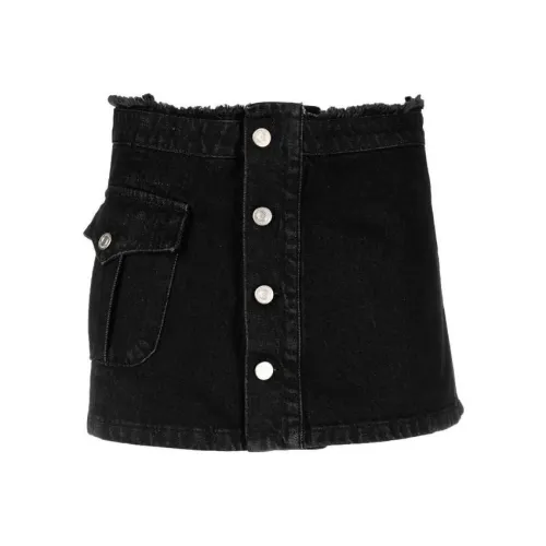 ANDERSSON BELL Черные Женские Джинсовые Короткие Юбки