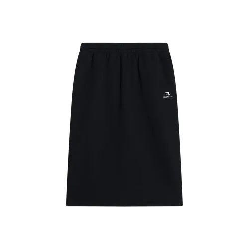 BALENCIAGA Черные Женские Повседневные Длинные Юбки