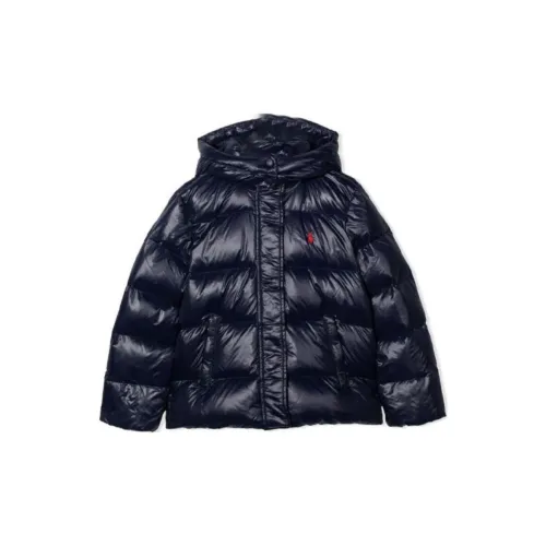 Polo Ralph Lauren Хлопковый пуховик SS23 Морской синий Детский