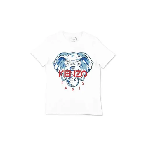 KENZO Белая Детская Рубашка