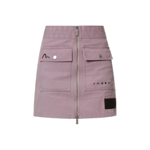 EVISU Фиолетовый Женские Короткие Юбки Карго