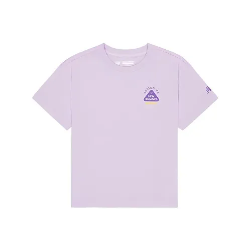 New Balance Фиолетовые Детские Футболки