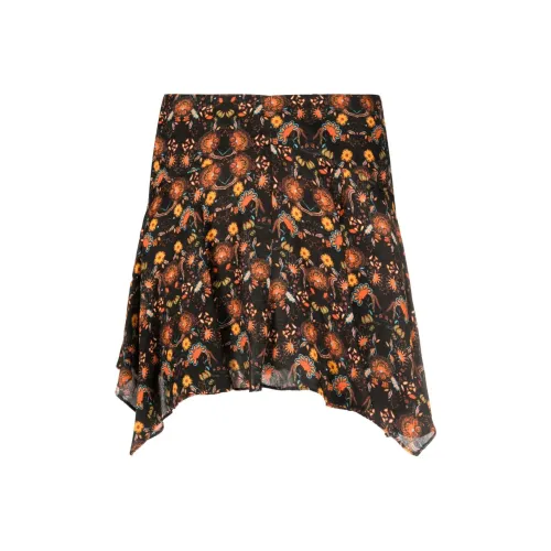 ISABEL MARANT Многоцветные Женские Повседневные Короткие Юбки