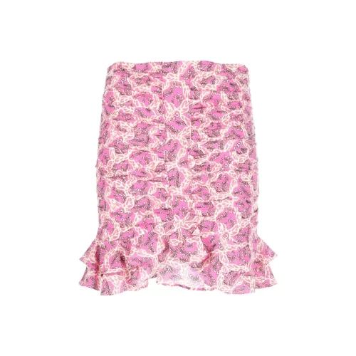 ISABEL MARANT Фуксия Женские Повседневные Короткие Юбки