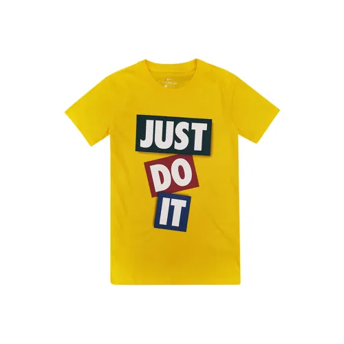 NIKE Желтые Детские Футболки
